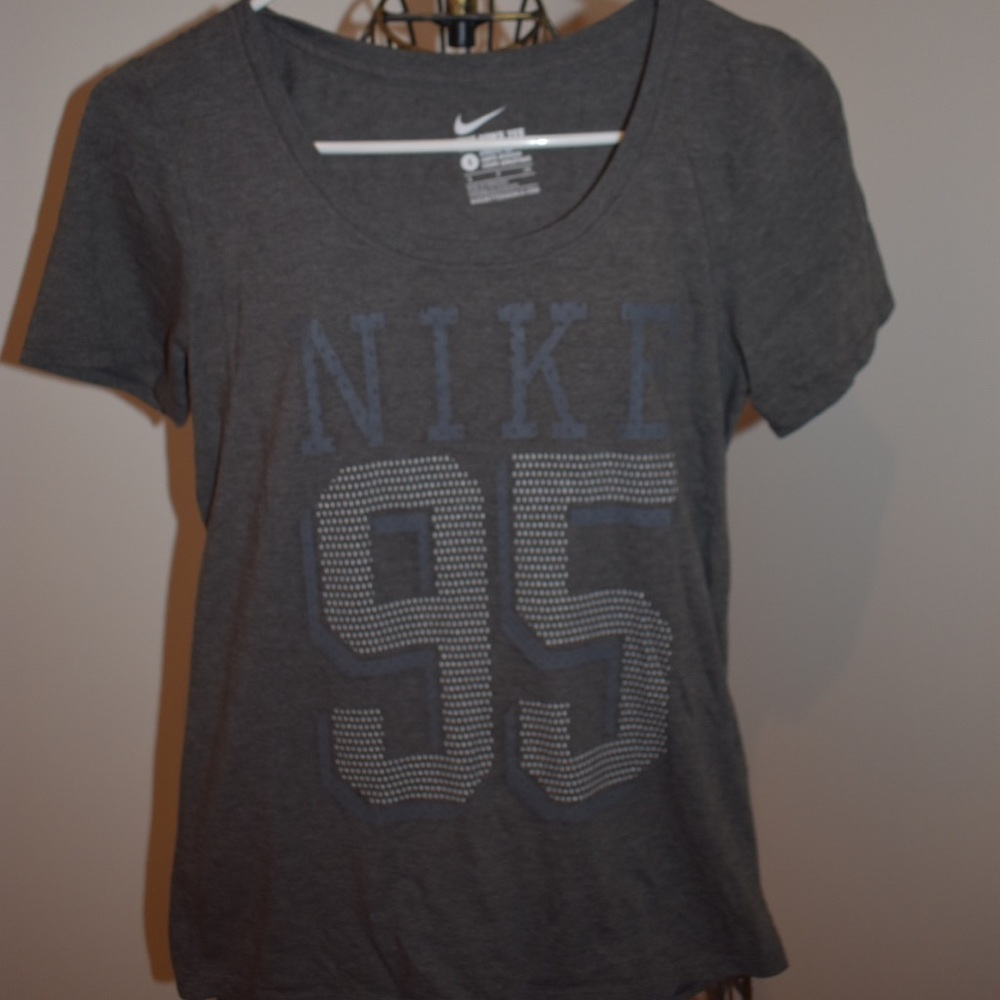 Charcoal Grey Athletic Cut Nike Shirt